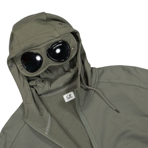 Худі C.P. Company Diagonal Raised Fleece Goggle Zipped 13CMSS082A 005086W 669 13CMSS082A-005086W 669 фото