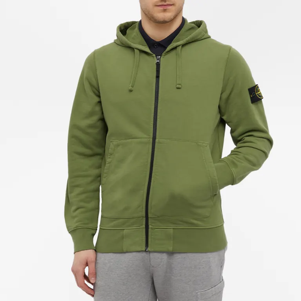 Худі Stone Island Garment Dyed Full Zip 761564251-V0058 фото