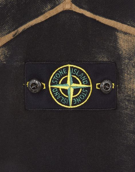 Світшот Stone Island Black & Taupe 7815627T2-V0098 фото